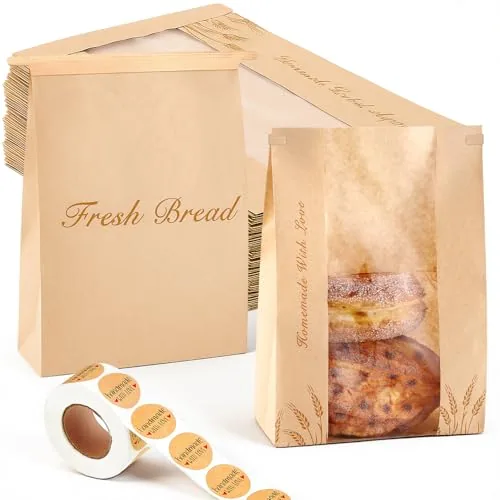 300 Piece Large Paper Bread Bags
