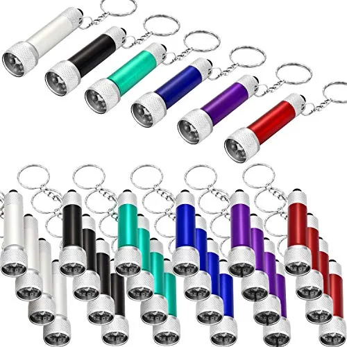 30 Piece Mini LED Keychain Flashlight Bulk
