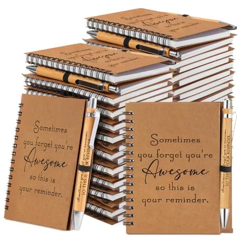 50 Piece Inspirational Spiral Notebooks