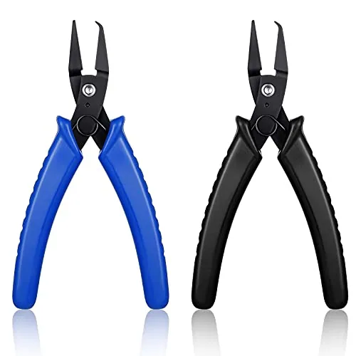 Split Ring Pliers Jewelry Making Tools Jump Ring Opening, Blue