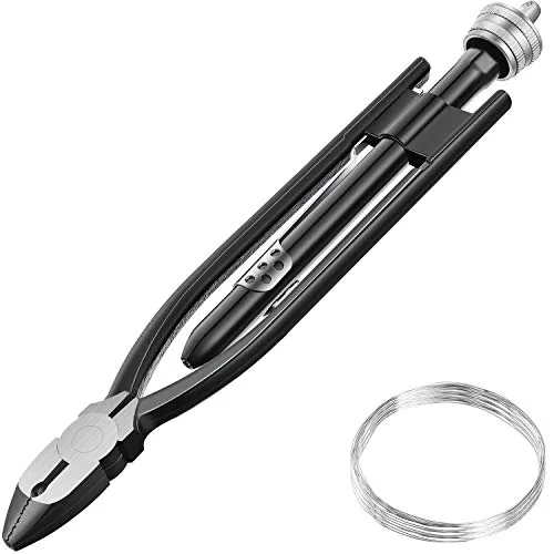 9 Inch Safety Wire Twisting Pliers, Black