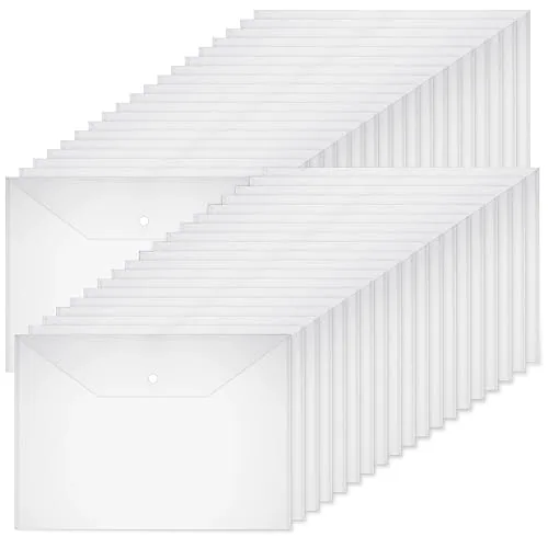 30 Piece 11 x 17 Inches Clear Envelopes