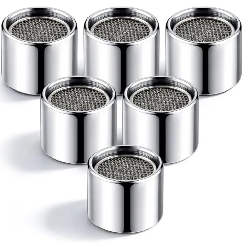 6 Piece Faucet Aerator Replacement, Multicolour