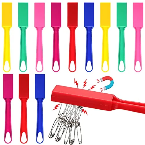 12 Piece Magnetic Magnet Wands, Pink