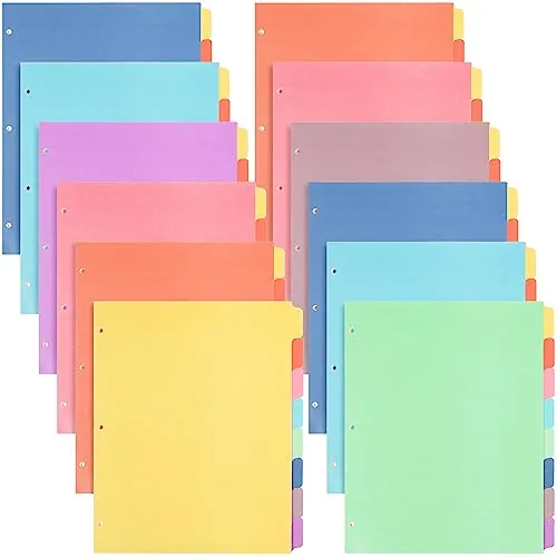 12 Piece 8 Tab Dividers