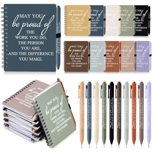 10 Piece Employee Notebook Pen Gifts