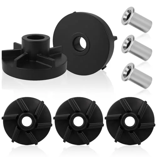 3 Piece 3587 Standard Magnetic Impeller & 3220 Bearing Sleeve, Black