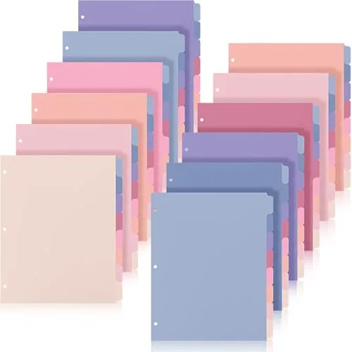 12 Piece 8 Tab Dividers