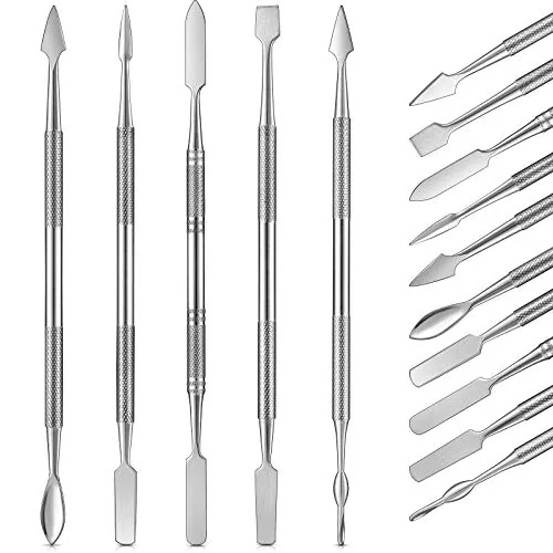 5 Piece Miniature Sculpting Tools, Silver