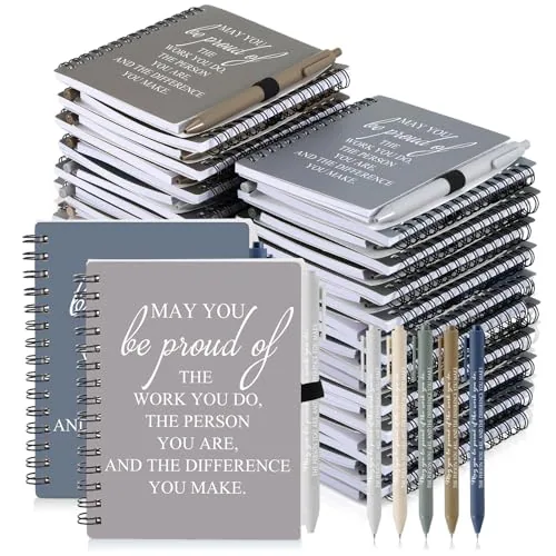50 Piece Employee Notebook Pen Gifts