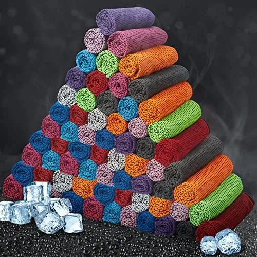 70 Piece Cooling Towel Bulk, Multicolour