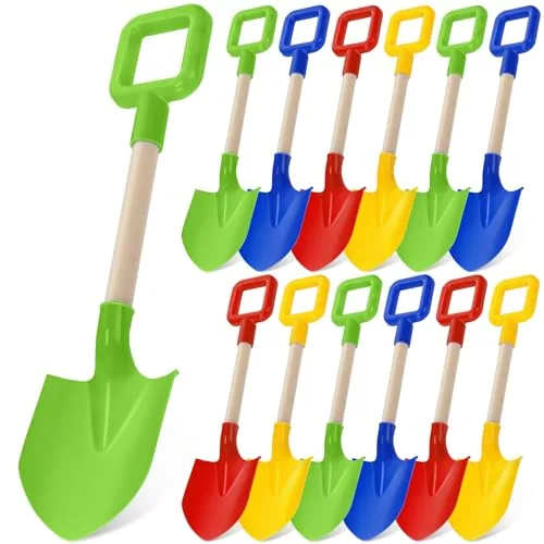 4 Piece 16 Long Beach Spades Sand Shovels Toys Gardening Tools