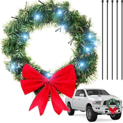 5 Piece LED Christmas Wreath